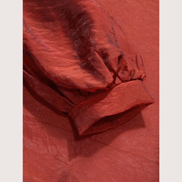 Red Bowknot Sheer Mini Dress with Cami Mini Dress - Picture 11 of 13